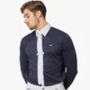 Premier Equine Giulio Men's Long Sleeve Show Shirt Navy -Equestrian Related SS21 Giulio Mens long Sleeve Show Shirt Navy 1