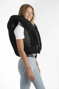 Seaver SafeFit Airbag Air Vest Black -Equestrian Related Safefit20Airbag20inflated20side