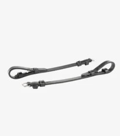Premier Equine Cheek Pieces Pair Black -Equestrian Related Spare Cheek Pieces Black Image2