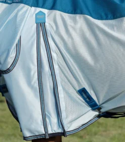 Premier Equine Stay-Dry Mesh Air Fly Rug With Surcingles Blue 11 Premier Equine Stay-Dry Mesh Air Fly Rug With Surcingles Blue -Equestrian Related Stay Dry Mesh Air Fly Rug with Surcingles Blue 4