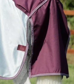 Premier Equine Stay-Dry Mesh Air Fly Rug With Surcingles Wine -Equestrian Related Stay Dry Mesh Air Fly Rug with Surcingles Wine 6