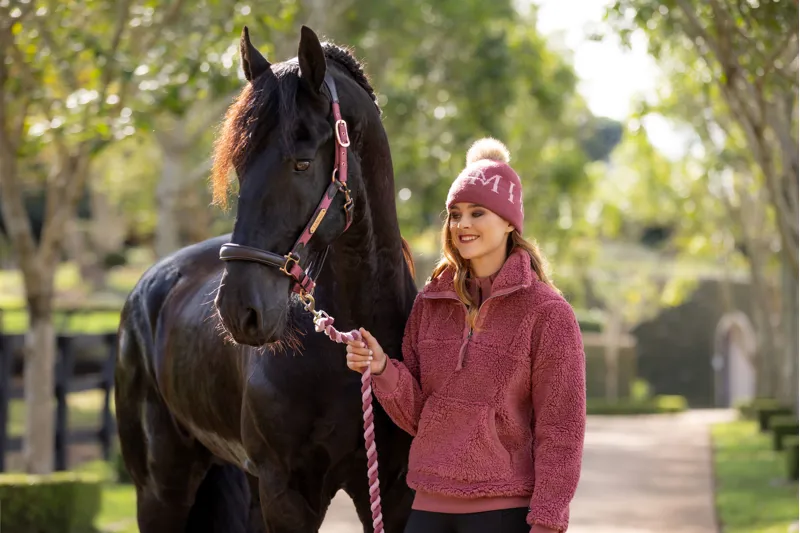 LeMieux Tara Teddy Fleece Orchid 7 LeMieux Tara Teddy Fleece Orchid - Image 5