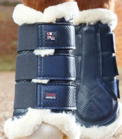 Premier Equine Techno Wool Brushing Boots Navy -Equestrian Related Techno Wool Brushing Boot Navy 3