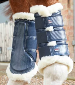 Premier Equine Techno Wool Brushing Boots Navy -Equestrian Related Techno Wool Brushing Boot Navy 6