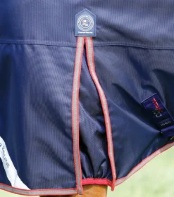 Premier Equine Titan 100g Turnout Rug With Snug-Fit Neck Cover Navy -Equestrian Related Titan 100 Turnout Rug Navy 4