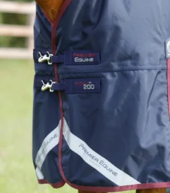 Premier Equine Titan 200g Original Turnout Rug Navy -Equestrian Related Titan 200 Original Turnout Rug Navy 3