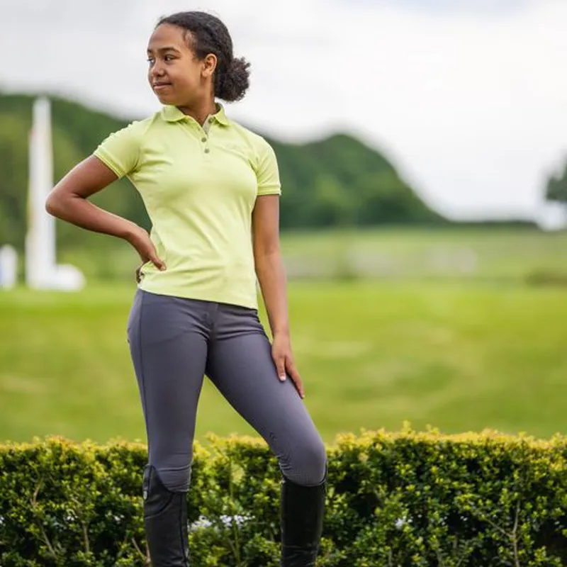 LeMieux Young Rider Polo Shirt Kiwi 7 LeMieux Young Rider Polo Shirt Kiwi - Image 5