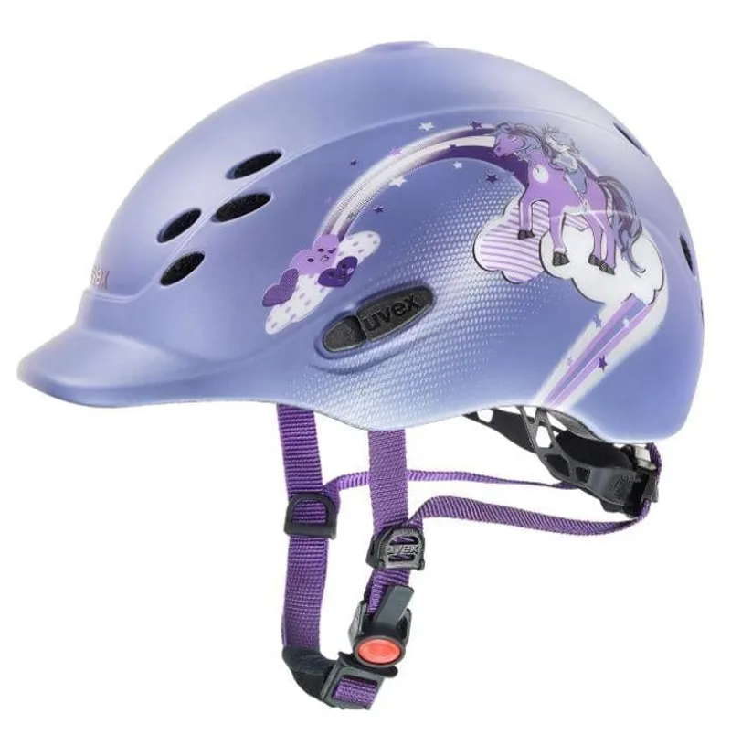 Uvex Onyxx Friends II Riding Helmet Violet Mat 3 Uvex Onyxx Friends II Riding Helmet Violet Mat