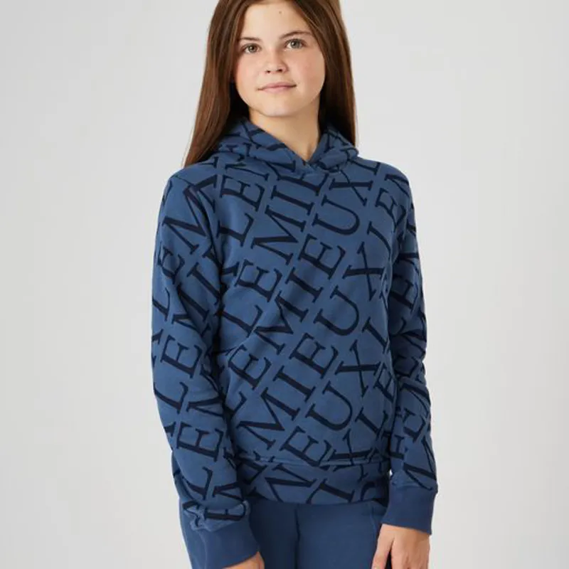 LeMieux Young Rider Honor Pop Over Hoodie Atlantic 3 LeMieux Young Rider Honor Pop Over Hoodie Atlantic