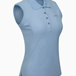 LeMieux Sleeveless Polo Shirt Denim -Equestrian Related VR3rI44U