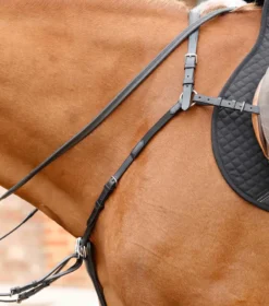Premier Equine Valbrona Performance Breastplate Black -Equestrian Related Valbrona Performance Breastplate Black 2