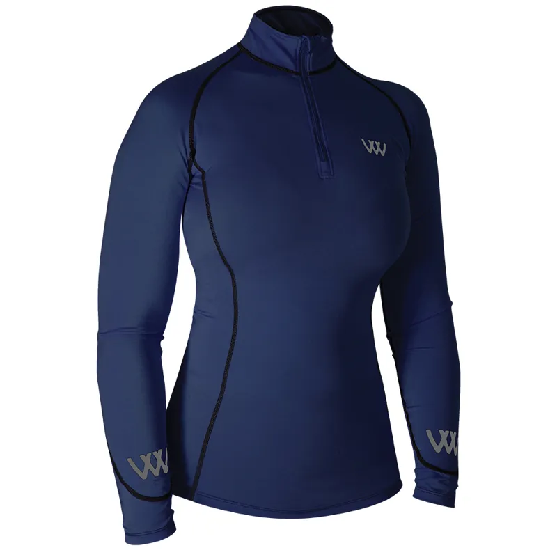 Woof Wear Performance Riding Shirt - Navy 3 Woof Wear Performance Riding Shirt - Navy
