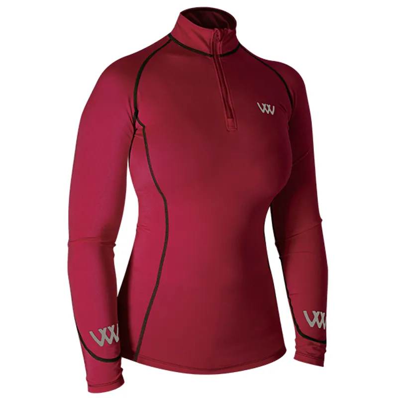 Woof Wear Performance Riding Shirt - Shiraz 3 Woof Wear Performance Riding Shirt - Shiraz