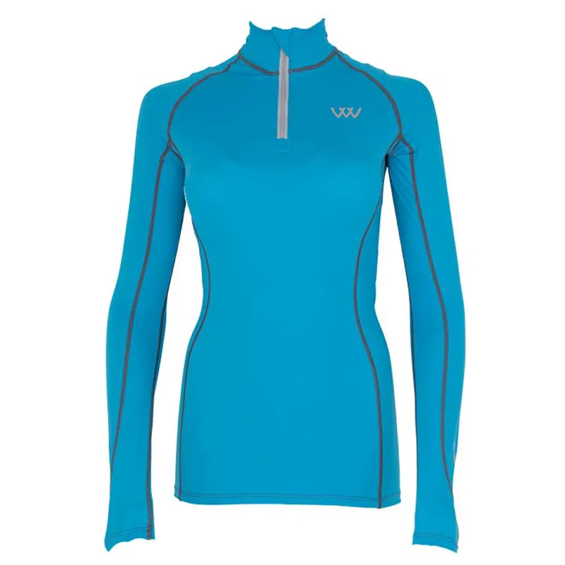 Woof Wear Performance Riding Shirt - Turquoise 3 Woof Wear Performance Riding Shirt - Turquoise