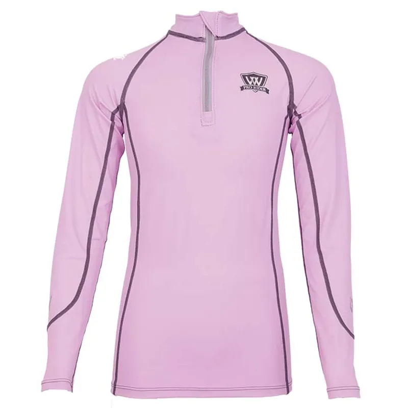 Woof Wear Young Rider Pro Performance Shirt - Lilac 3 Woof Wear Young Rider Pro Performance Shirt - Lilac