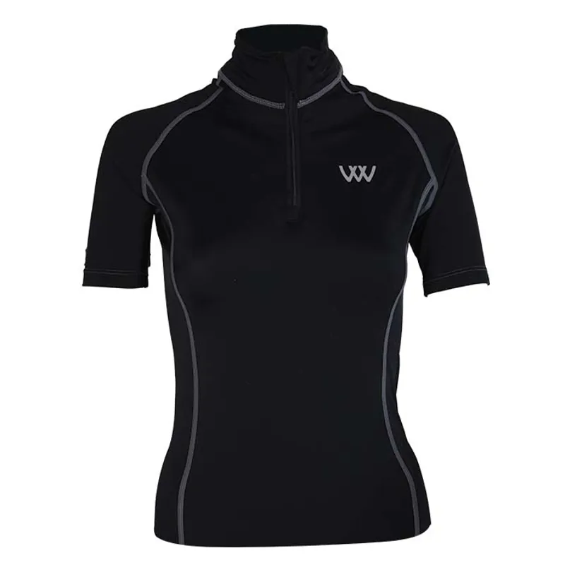 Woof Wear Short Sleeve Performance Riding Shirt - Black 3 Woof Wear Short Sleeve Performance Riding Shirt - Black