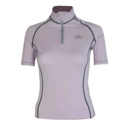 Woof Wear Short Sleeve Performance Riding Shirt - Lilac