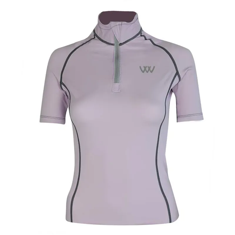 Woof Wear Short Sleeve Performance Riding Shirt - Lilac 3 Woof Wear Short Sleeve Performance Riding Shirt - Lilac