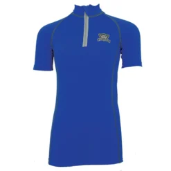 Woof Wear Young Rider Short Sleeve Riding Shirt - Electric Blue