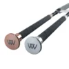 Woof Wear Pro Showjumping Bat Black/Silver 60 -Equestrian Related WH000820 20Pro20Showjumping20Bat20Knobs 2