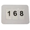 Woof Wear 3 Digit Dressage Number Holder White