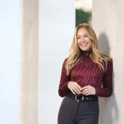 LeMieux Fleur Baselayer Merlot 15 LeMieux Fleur Baselayer Merlot -Equestrian Related X30E6v7g