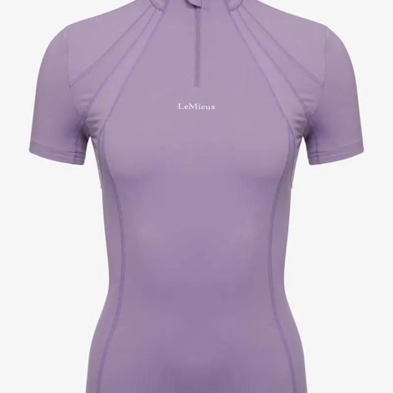 LeMieux Mia Mesh Short Sleeved Base Layer Iris 3 LeMieux Mia Mesh Short Sleeved Base Layer Iris
