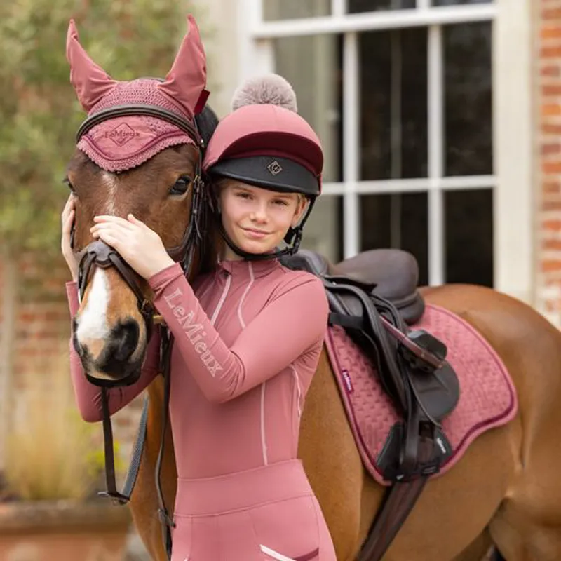 LeMieux Suede GP Square Orchid 5 LeMieux Suede GP Square Orchid - Image 3