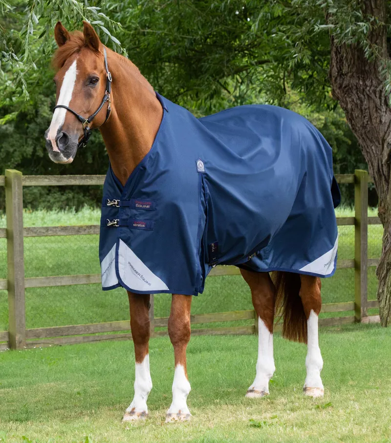 Premier Equine Akoni 0g Original Turnout Rug Navy 3 Premier Equine Akoni 0g Original Turnout Rug Navy
