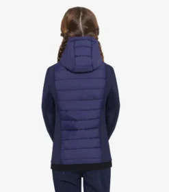 Premier Equine Arion Junior Unisex Riding Jacket With Hood Navy -Equestrian Related arion junior mid layer navy 3