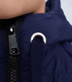 Premier Equine Arion Junior Unisex Riding Jacket With Hood Navy -Equestrian Related arion junior mid layer navy 4