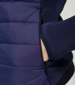 Premier Equine Arion Junior Unisex Riding Jacket With Hood Navy -Equestrian Related arion junior mid layer navy 6