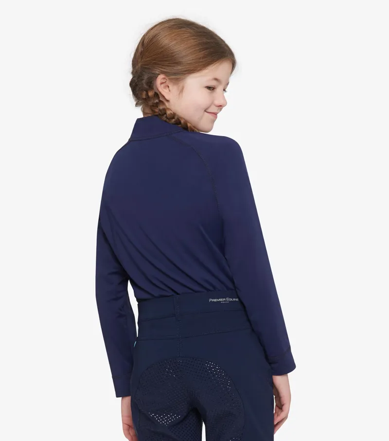 Premier Equine Artax Junior Unisex Base Layer Navy 4 Premier Equine Artax Junior Unisex Base Layer Navy - Image 2