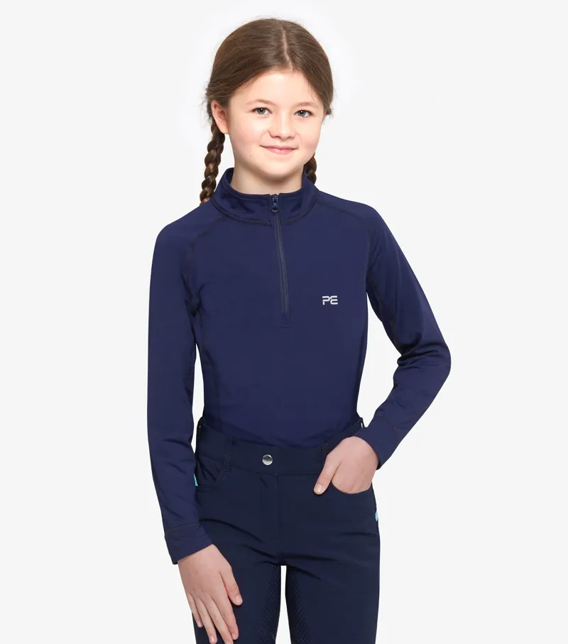 Premier Equine Artax Junior Unisex Base Layer Navy 3 Premier Equine Artax Junior Unisex Base Layer Navy