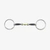 Premier Equine Blue Sweet Iron Loose Ring Snaffle With Brass Alloy Lozenge -Equestrian Related blue sweet iron loose ring snaffle with lozenge metal 2