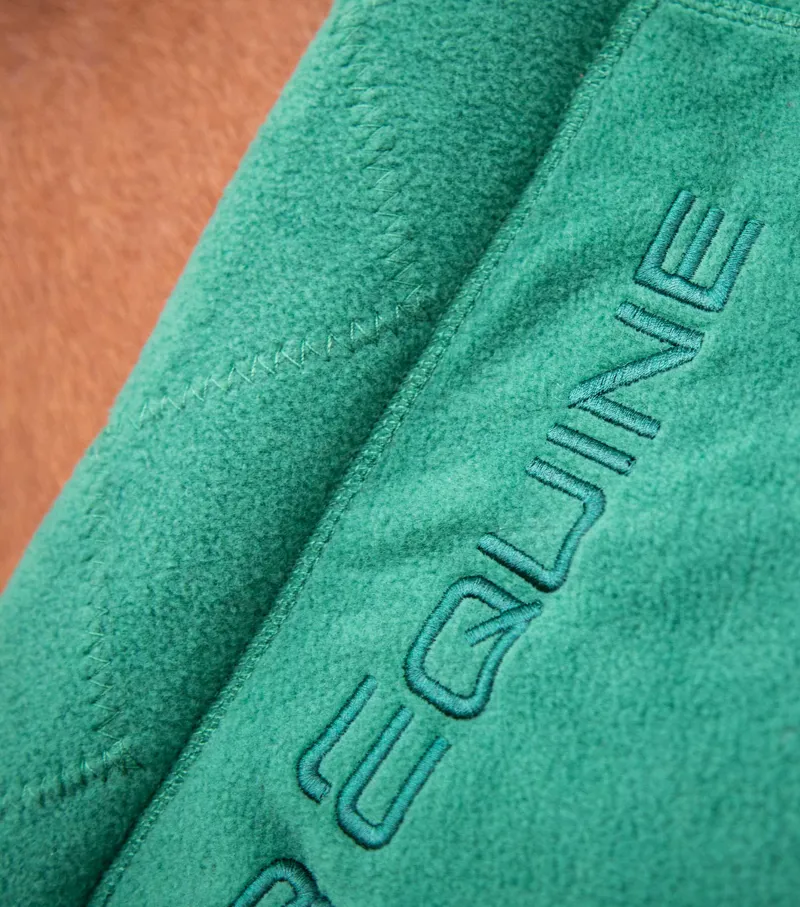 Premier Equine Buster Fleece Cooler Rug - Continental Edition Green 4 Premier Equine Buster Fleece Cooler Rug - Continental Edition Green - Image 2