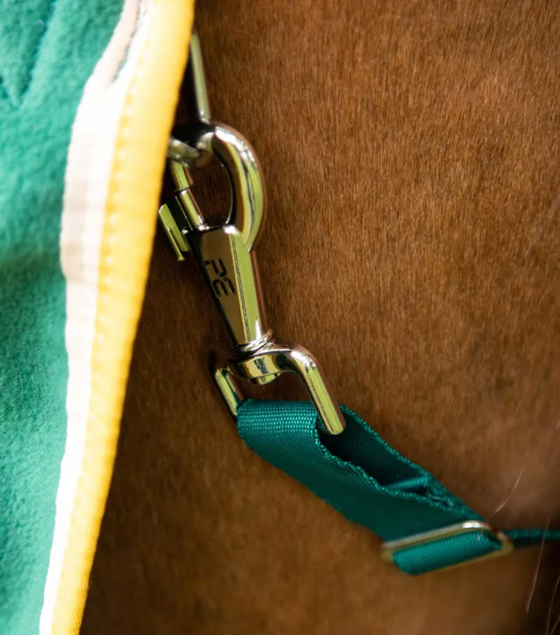 Premier Equine Buster Fleece Cooler Rug - Continental Edition Green 8 Premier Equine Buster Fleece Cooler Rug - Continental Edition Green - Image 6