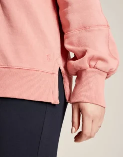 Joules Women's Amina Crew Neck Sweatshirt - Soft Pink -Equestrian Related cdn.joules 110