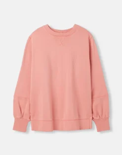 Joules Women's Amina Crew Neck Sweatshirt - Soft Pink -Equestrian Related cdn.joules 114