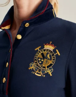Joules Women's Ashley Long Sleeved Polo - French Navy -Equestrian Related cdn.joules 183