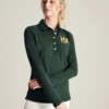 Joules Women's Ashley Long Sleeved Polo - Green 1 Joules Women's Ashley Long Sleeved Polo - Green -Equestrian Related cdn.joules 206