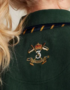 Joules Women's Ashley Long Sleeved Polo - Green -Equestrian Related cdn.joules 208