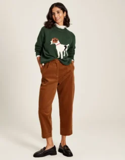 Joules Women's Margot Intarsia Jumper - Heritage Green 16 Joules Women's Margot Intarsia Jumper - Heritage Green -Equestrian Related cdn.joules 302