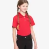 Premier Equine Cisco Junior Unisex Polo Shirt Red -Equestrian Related cisco junior unisex polo shirt red 2