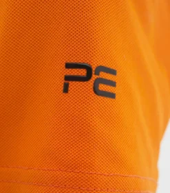 Premier Equine Cisco Junior Unisex Polo Shirt Orange -Equestrian Related cisco polo shirt orange 4