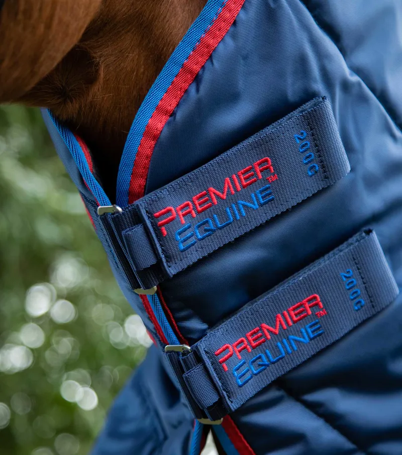 Premier Equine Combo Stable Rug 200g Navy 5 Premier Equine Combo Stable Rug 200g Navy - Image 3