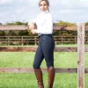 Premier Equine Delta Ladies Full Seat Gel Riding Breeches Navy -Equestrian Related delta ladies full seat gel riding breeches navy