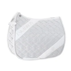 Eskadron Platinum Pure Glitter Mesh Saddle Cloth White