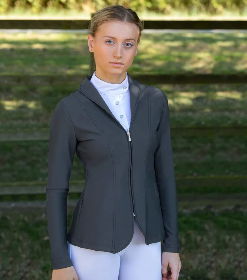 Premier Equine Finio Ladies Competition Show Jacket Grey 3 Premier Equine Finio Ladies Competition Show Jacket Grey