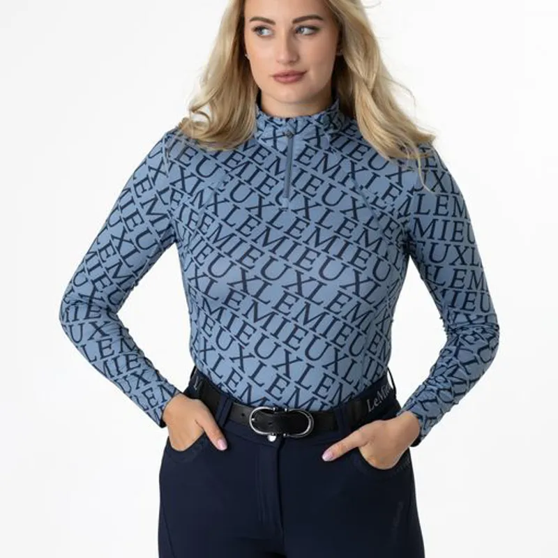 LeMieux Fleur Base Layer Denim 7 LeMieux Fleur Base Layer Denim - Image 5